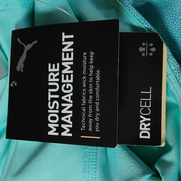 NWT Women's Turquoise Electric Peppermint Biker Shorts XS - Picture 13 of 16